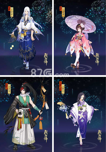 阴阳师夏日花火浴衣全鉴赏   漫赏凉夜花火