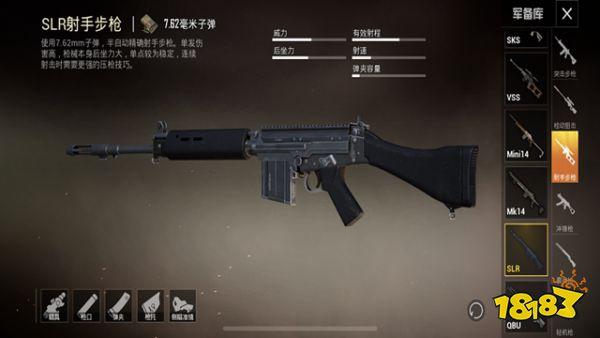 和平精英SLR介绍 和平精英SLR武器介绍攻略